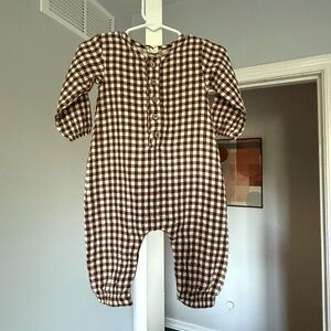 Quincy Mae Gingham Romper